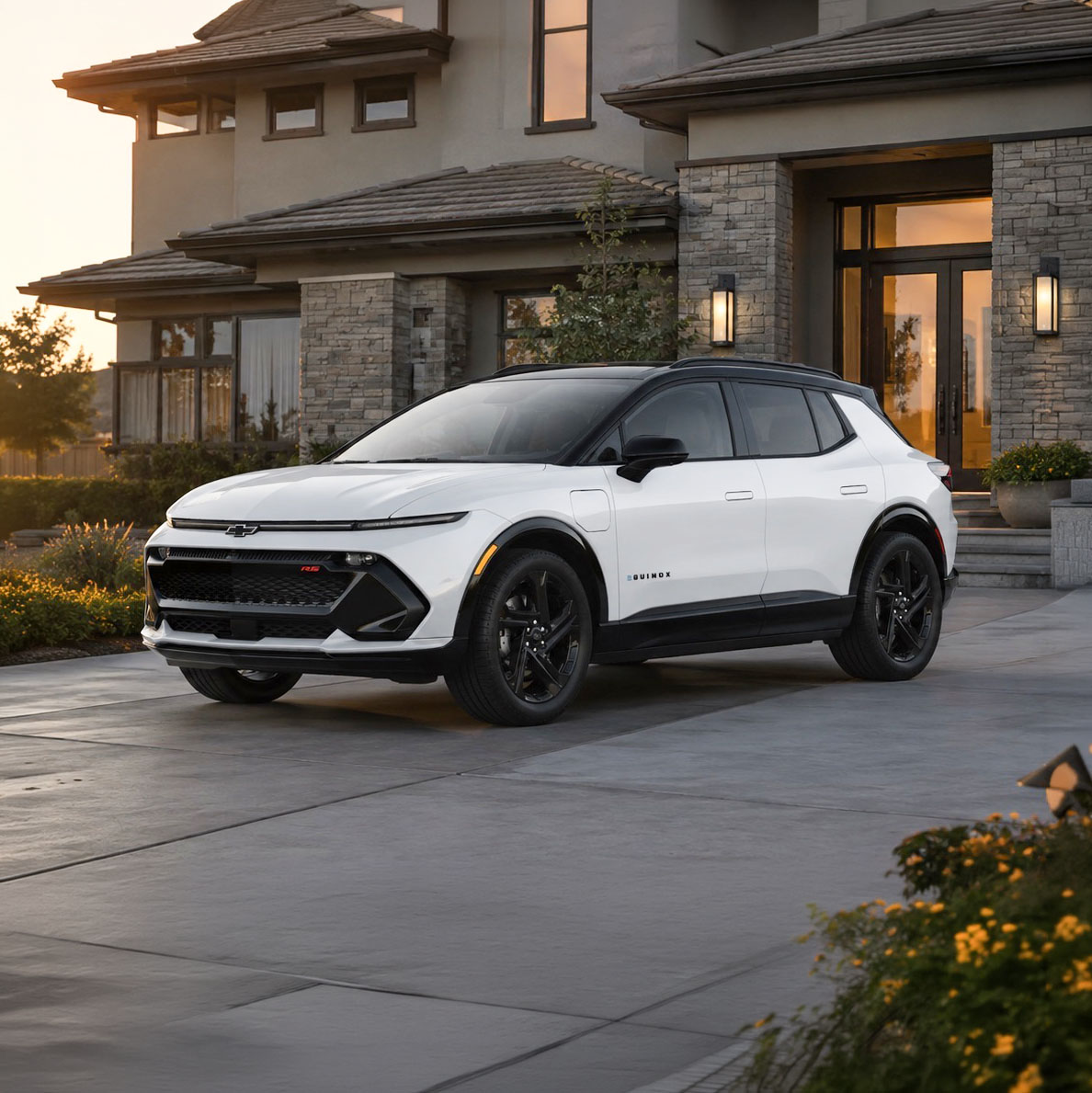 2026 Chevrolet Equinox EV RS parked in a driveway in Pittsburg, CA