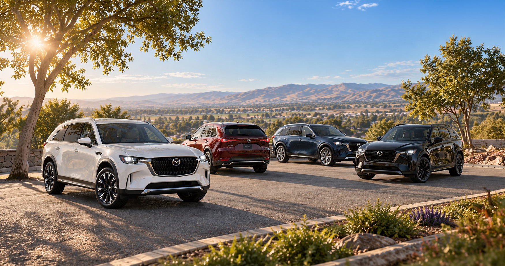 2026 Mazda CX-90 trim levels overlooking Tracy, CA