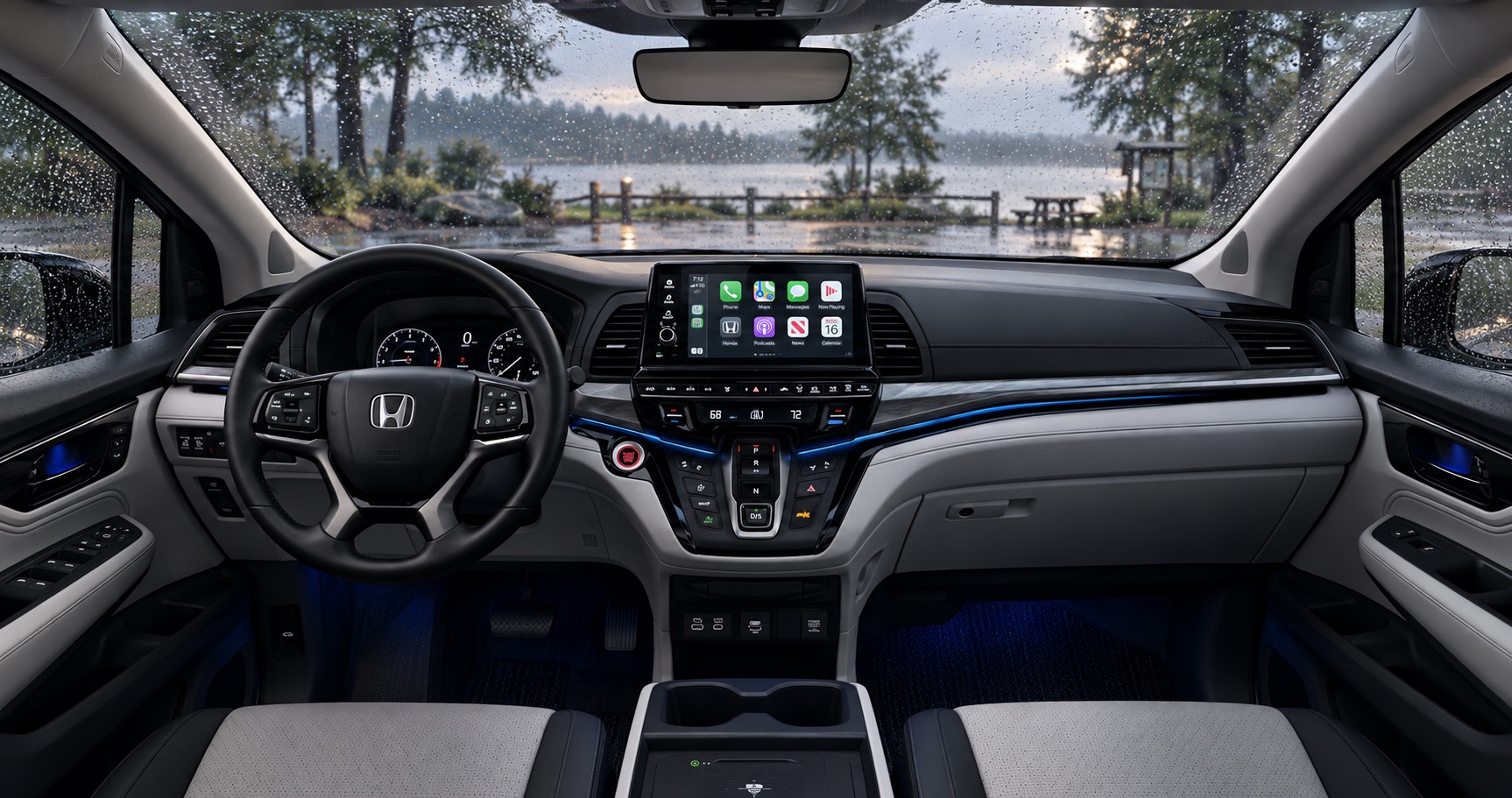 2027 Honda Odyssey Elite front cabin and dashboard interior