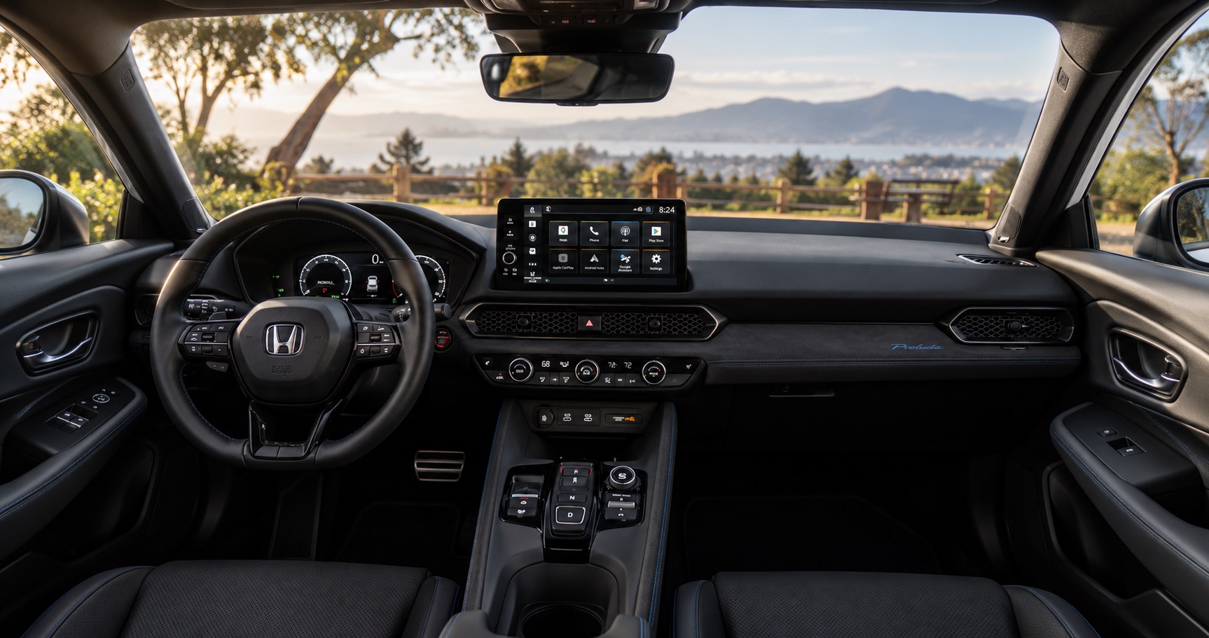 2027 Honda Prelude black leather interior in El Cerrito, CA