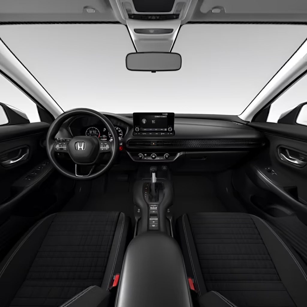 2027 Honda HR-V LX interior with Black Cloth seats