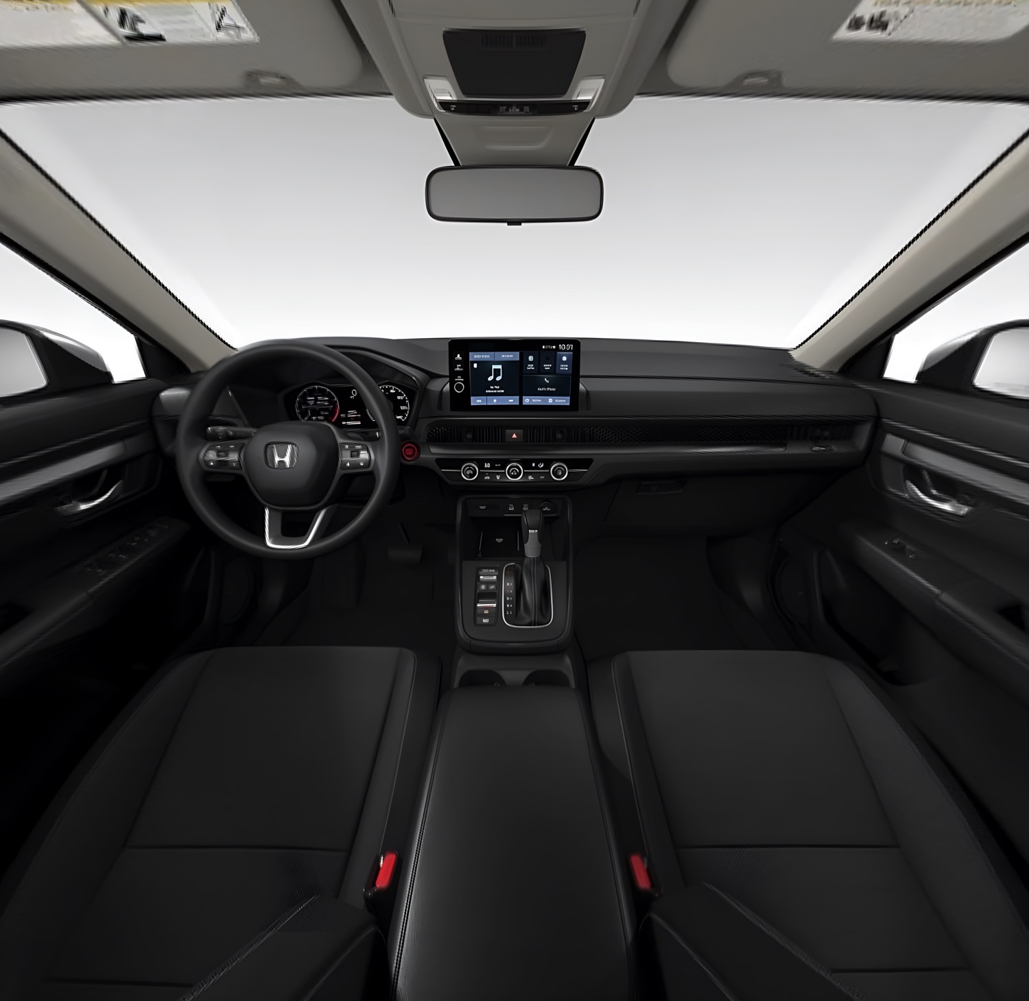 Black cloth upholstery reference from a 2026 Honda CR-V cabin
