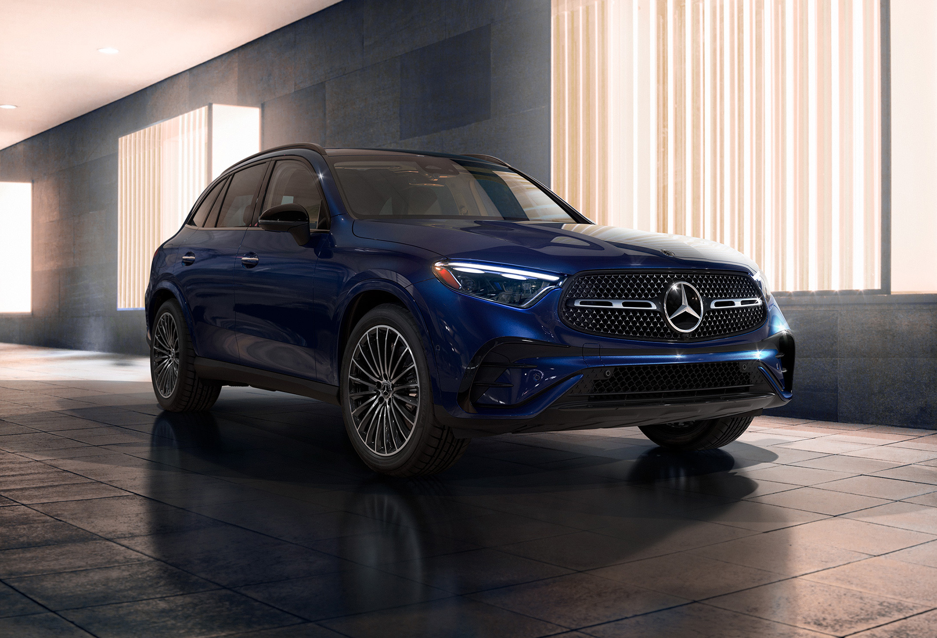 Mercedes-Benz GLC compact luxury SUV exterior.